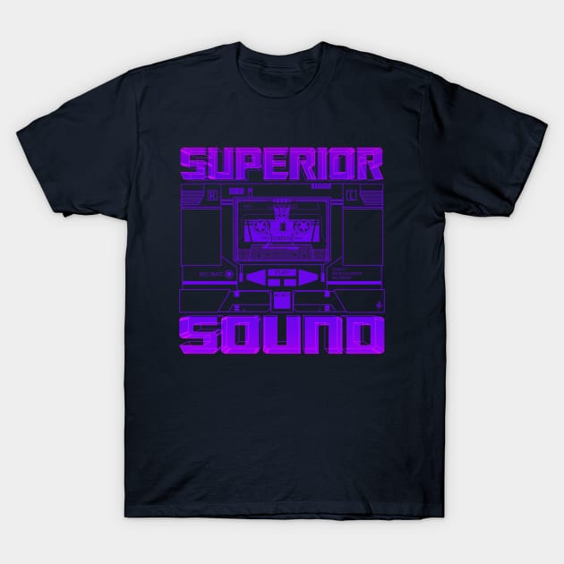 Superior Sound T-Shirt by elblackbat